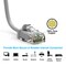 Bestlink Netware CAT6 UTP Slim Ethernet Network Booted Cable- 0.5Ft- Gray 100180GY - alternate 2